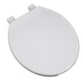 Plumbing Technologies Plumbing Technologies 3F1R1-00 Deluxe Plastic Round Front Contemporary Design Toilet Seat; White 3F1R1-00